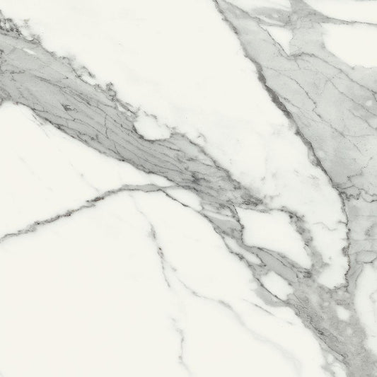 Gres tile Specchio Carrara POL 24 x 48 White Satin